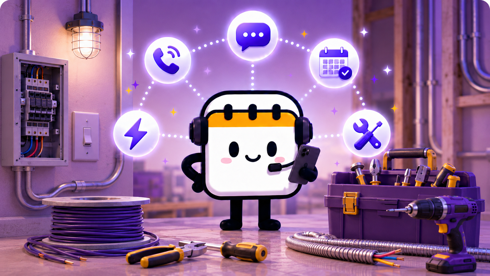 How Scheduley works for electricians