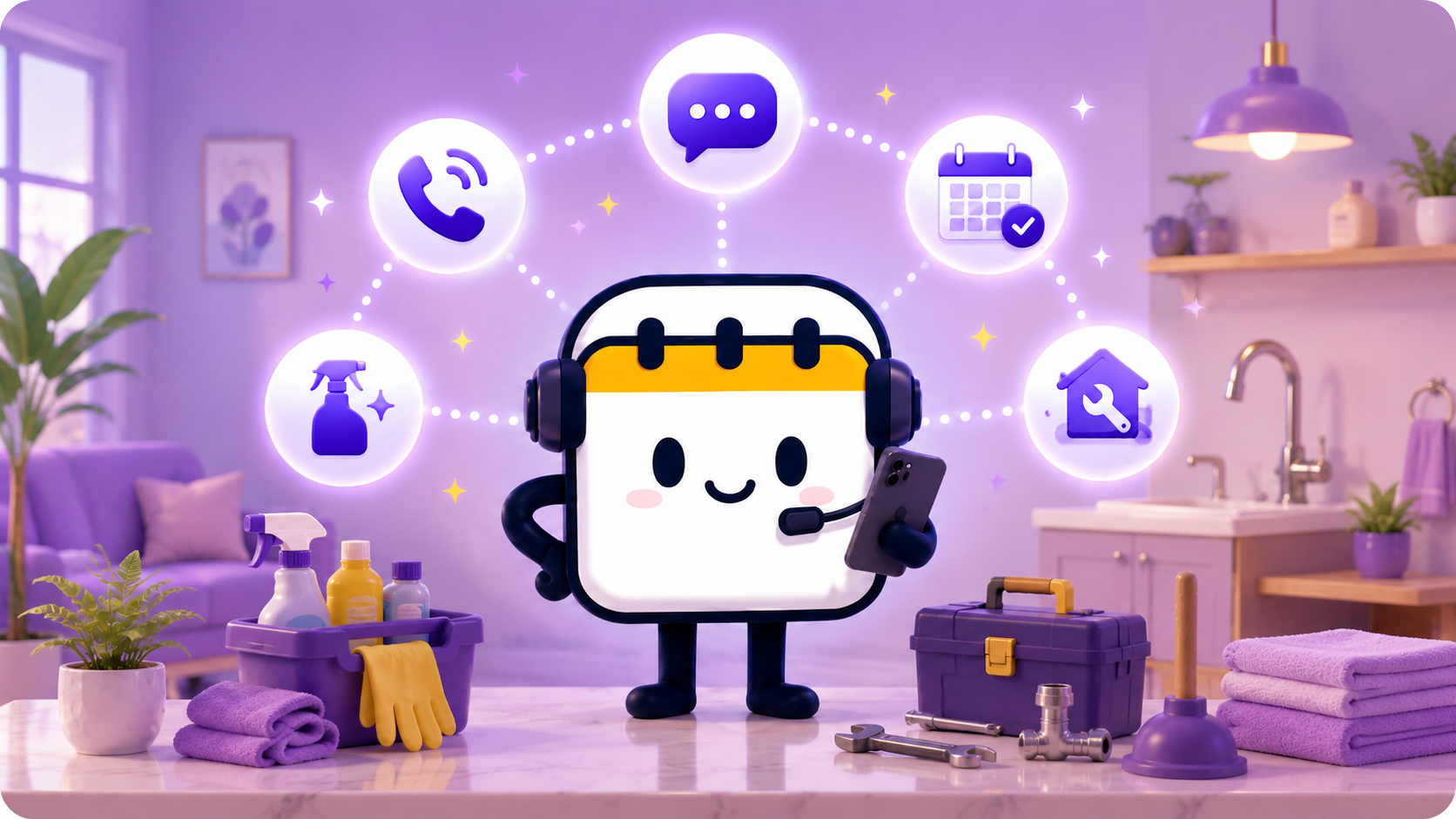 How Scheduley works for home services