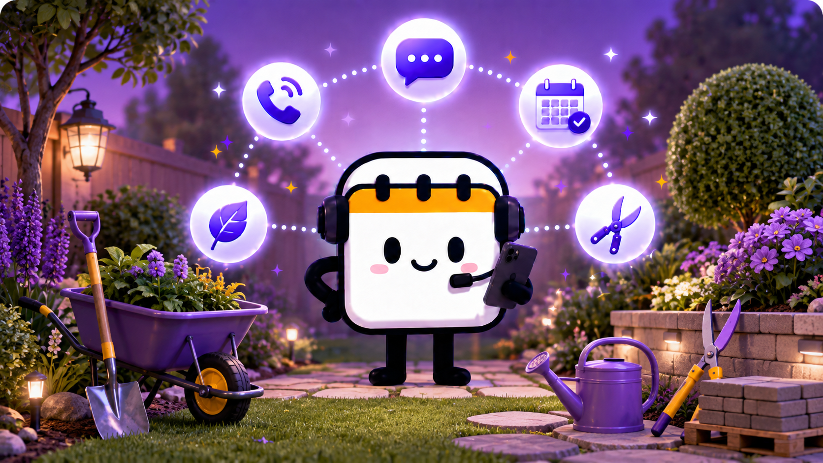 How Scheduley works for landscapers