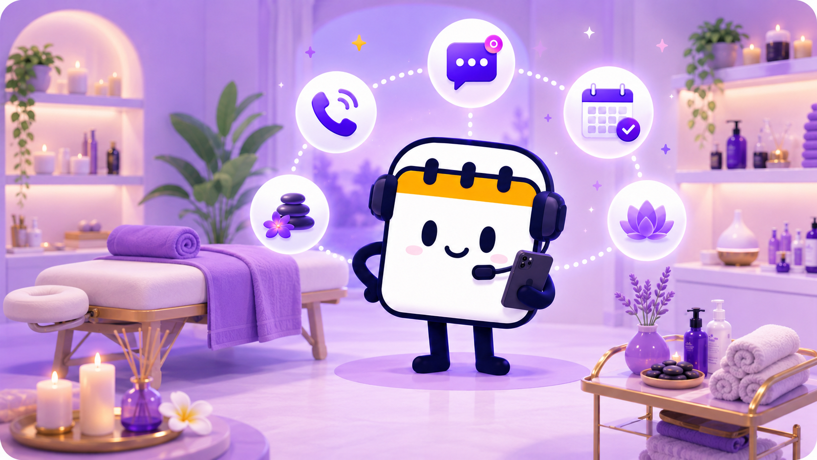 How Scheduley works for spas & massage