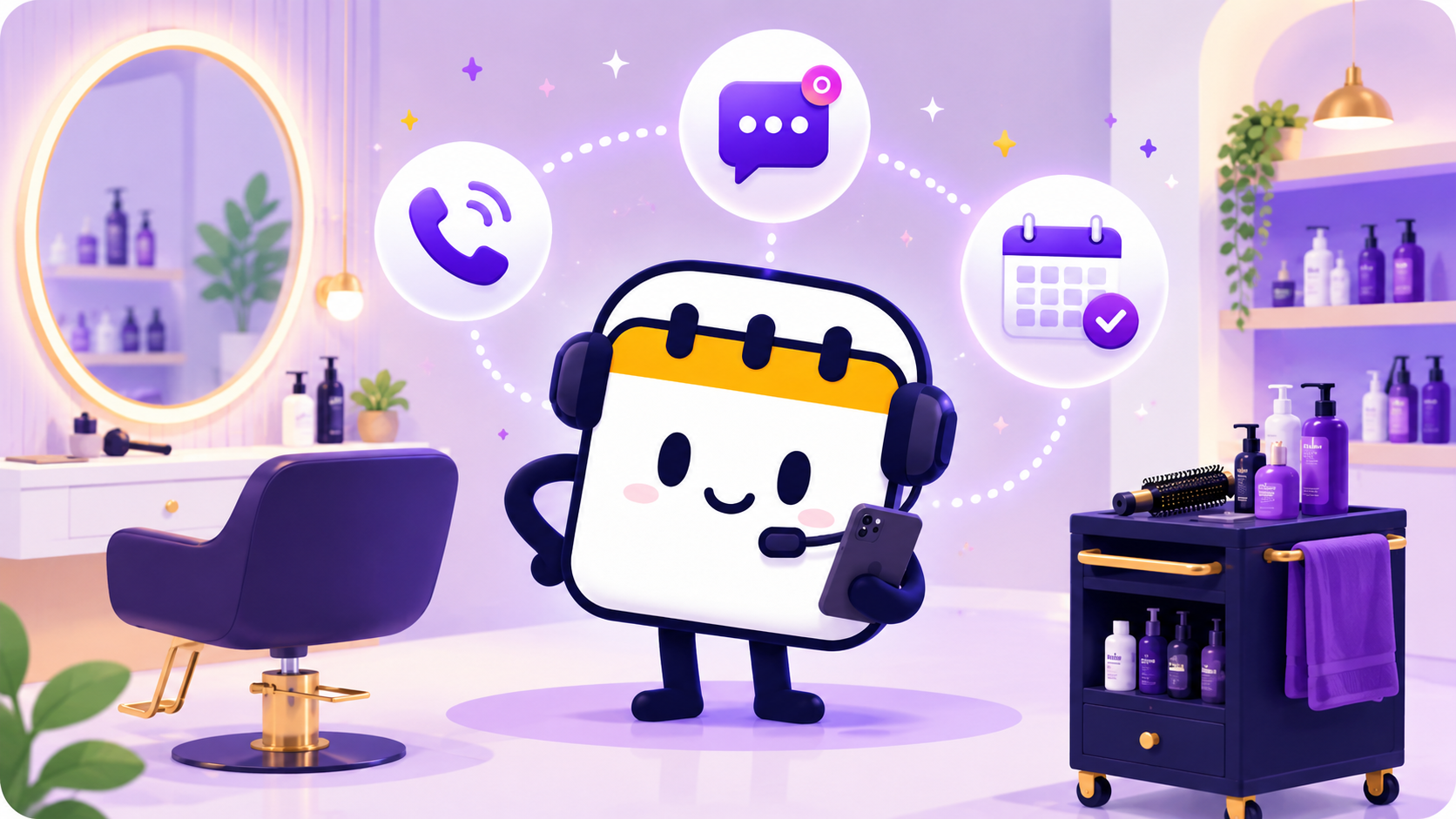 How Scheduley works for hair salons